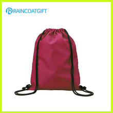 Promotional Reinforced Corners Budget Custom Polyester Drawstring Bag